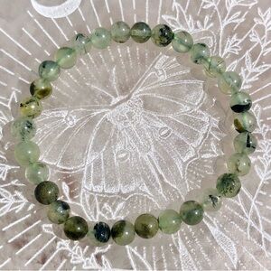 Prehnite Beaded Bracelet